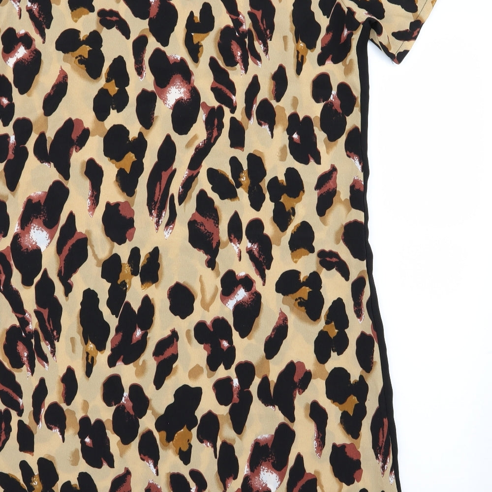 SheIn Womens Multicoloured Animal Print  A-Line  Size L