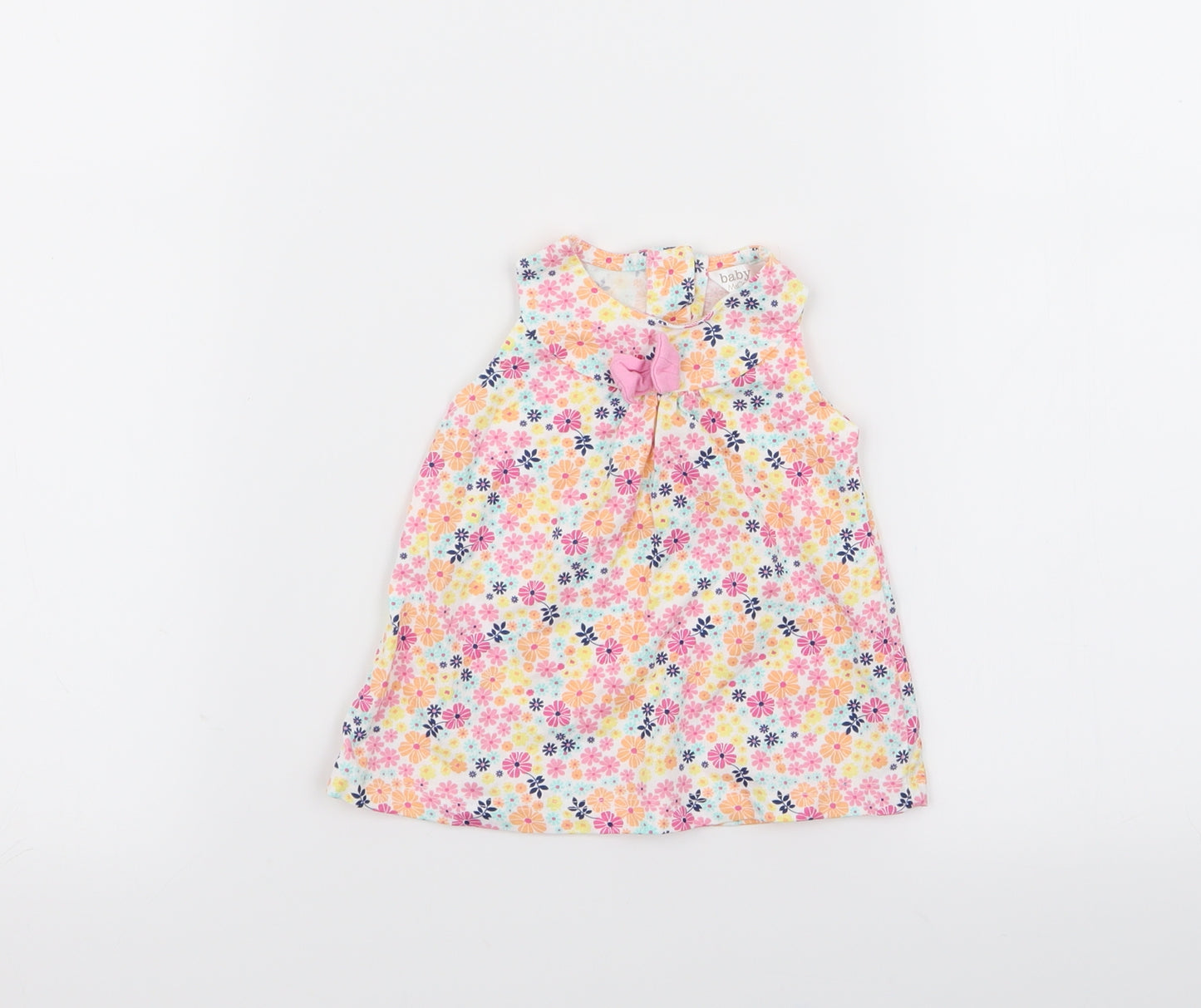 M&Co Girls Multicoloured Floral  A-Line  Size 3-6 Months