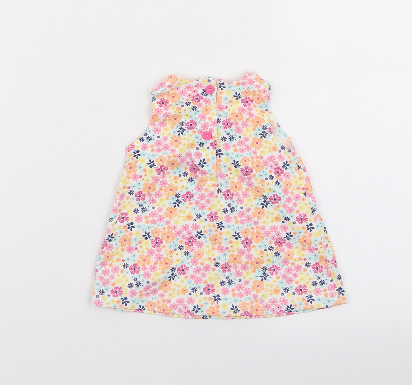 M&Co Girls Multicoloured Floral  A-Line  Size 3-6 Months