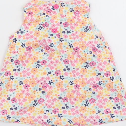 M&Co Girls Multicoloured Floral  A-Line  Size 3-6 Months