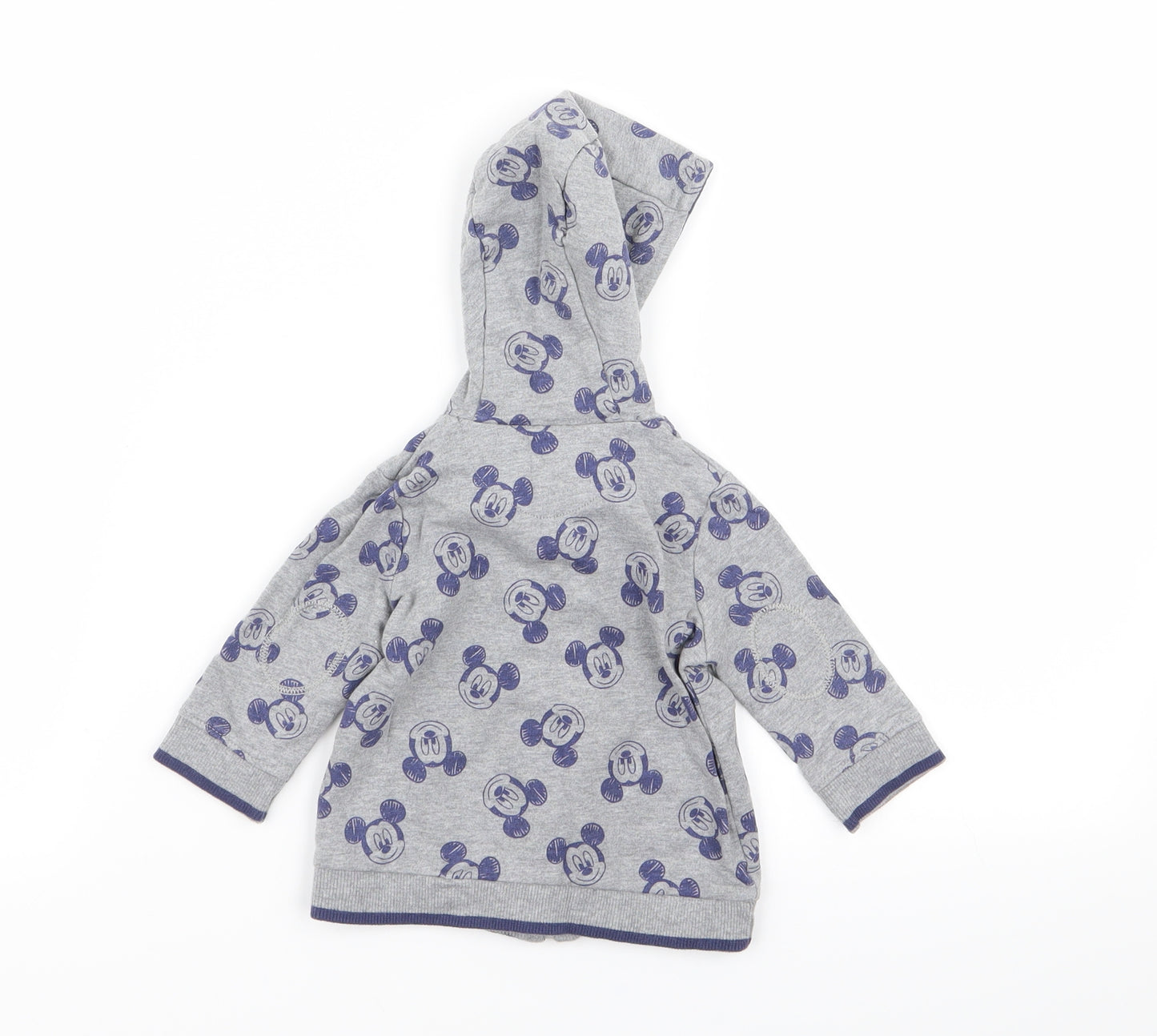 Asda George Boys Multicoloured Geometric  Full Zip Jumper Size 0-3 Months  - DISNEY