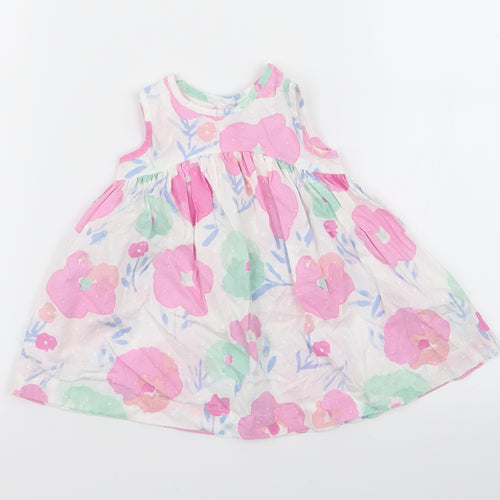 bluezoo Girls Multicoloured Floral  Fit & Flare  Size 3-6 Months