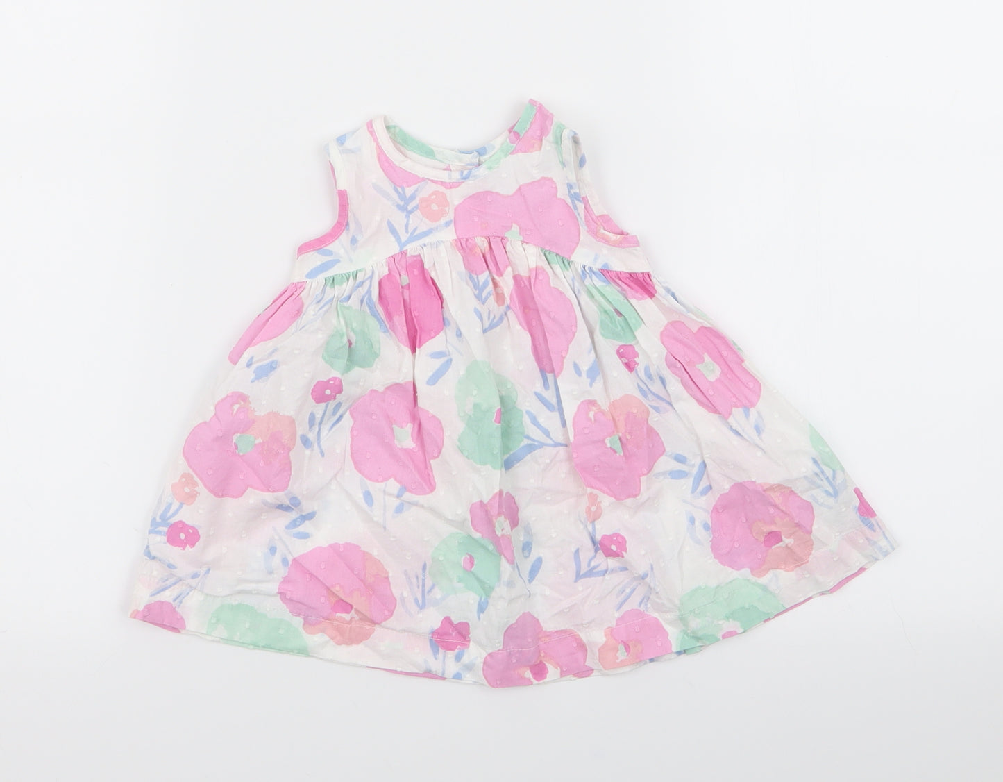 bluezoo Girls Multicoloured Floral  Fit & Flare  Size 3-6 Months