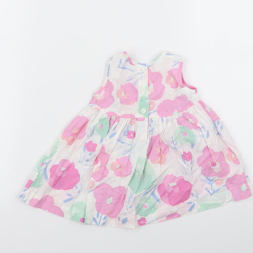 bluezoo Girls Multicoloured Floral  Fit & Flare  Size 3-6 Months