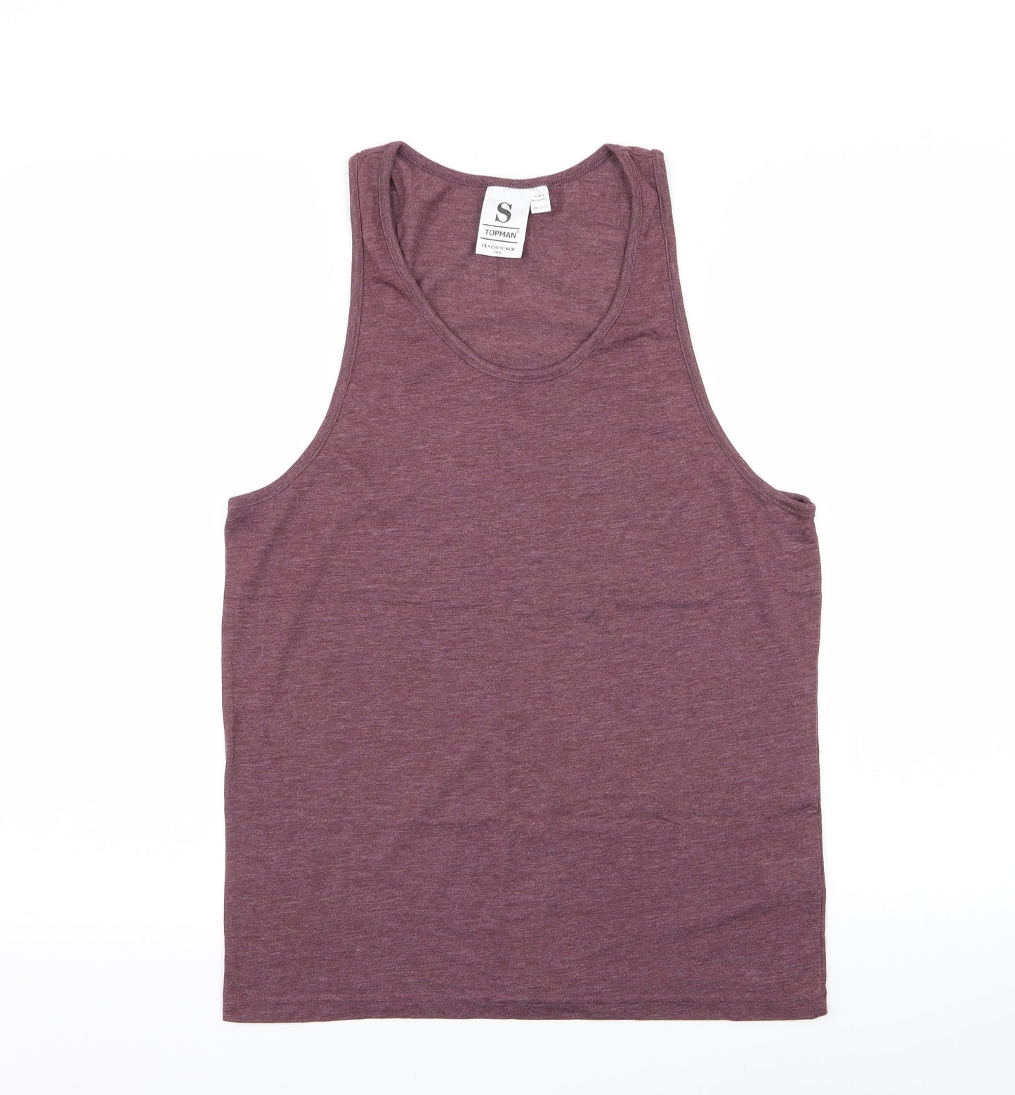 Topman Mens Purple    T-Shirt Size S  - tank top