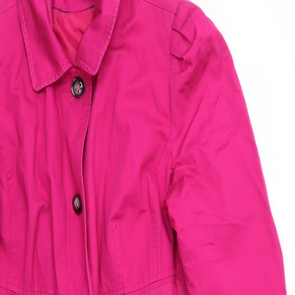 M&S Womens Pink   Jacket Coat Size 20
