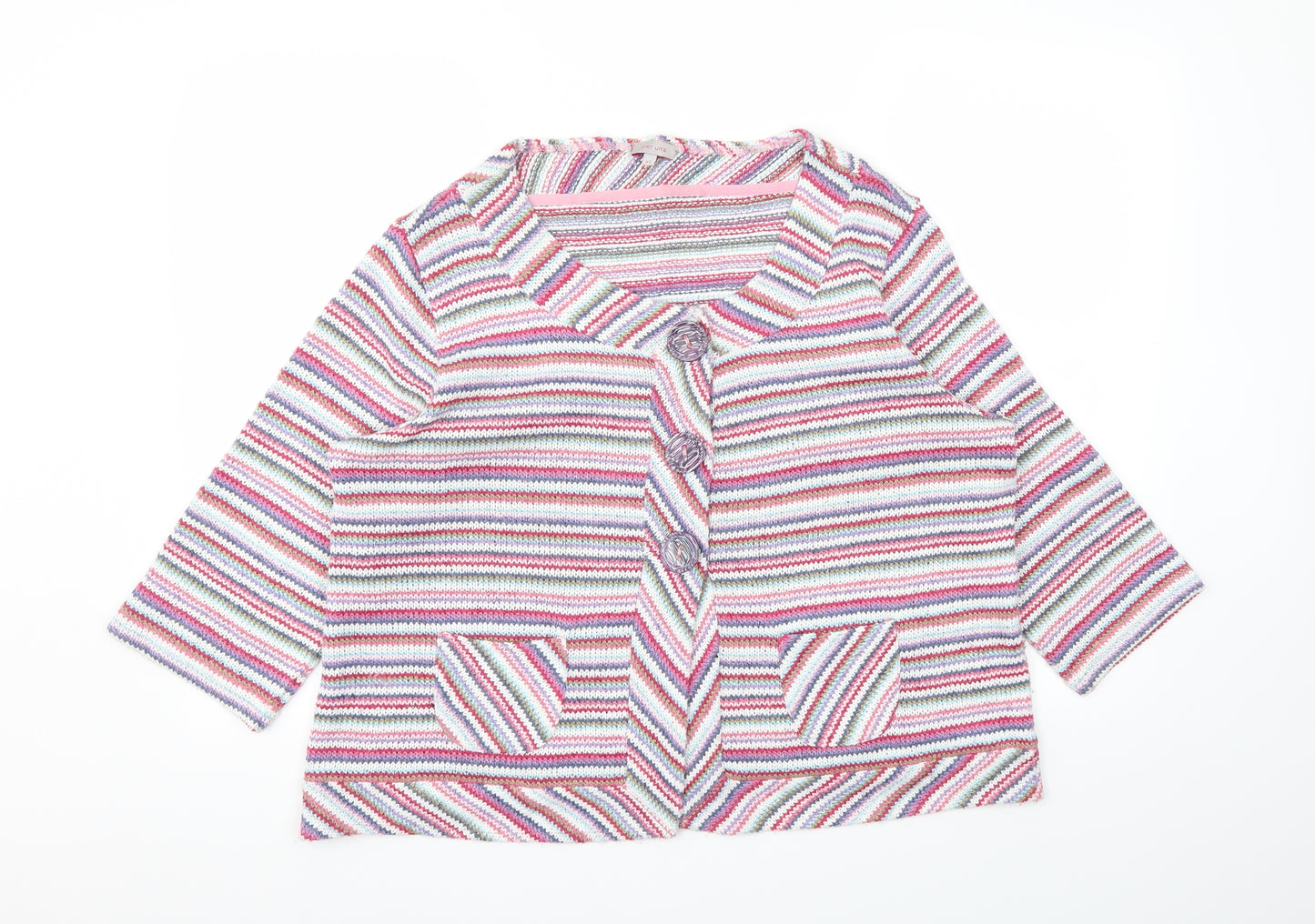 Per Una Womens Multicoloured   Cardigan Jumper Size XL