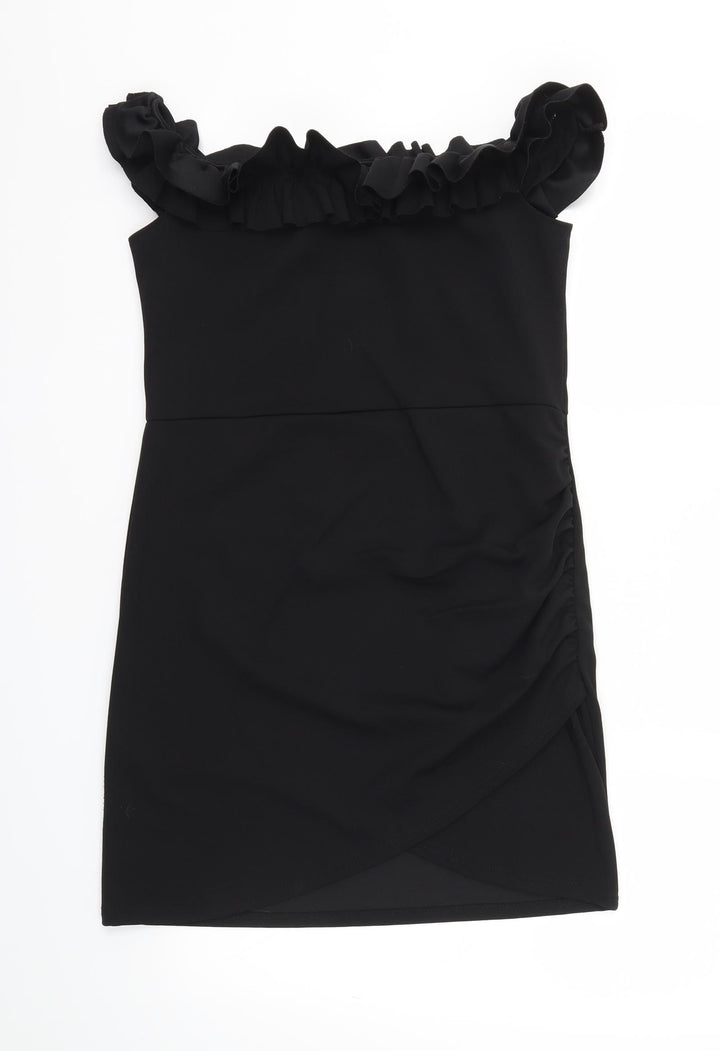 Quiz Womens Black Fit & Flare Size 12