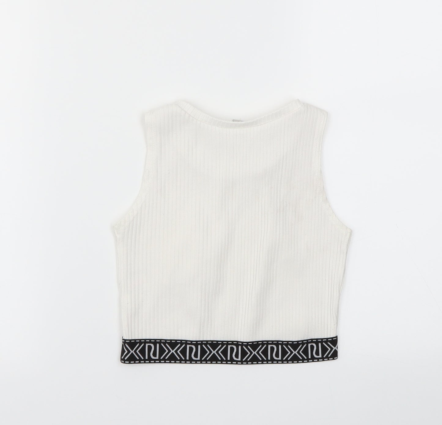 River Island Girls White   Basic T-Shirt Size 9-10 Years