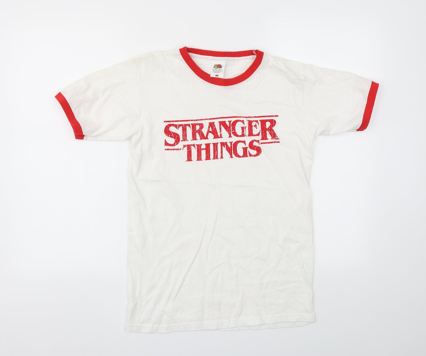 Fruit of the Loom Womens White   Basic T-Shirt Size S