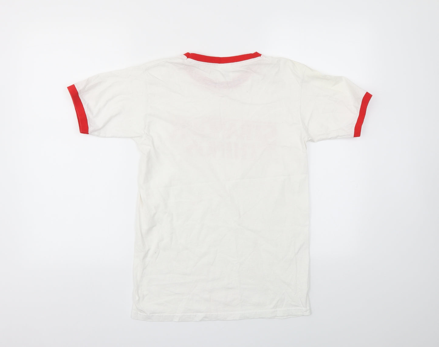 Fruit of the Loom Womens White   Basic T-Shirt Size S