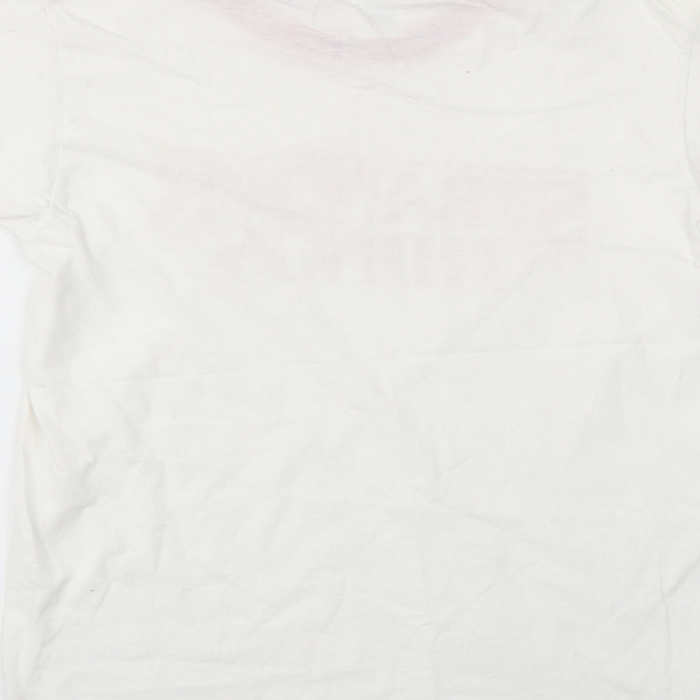Fruit of the Loom Womens White   Basic T-Shirt Size S