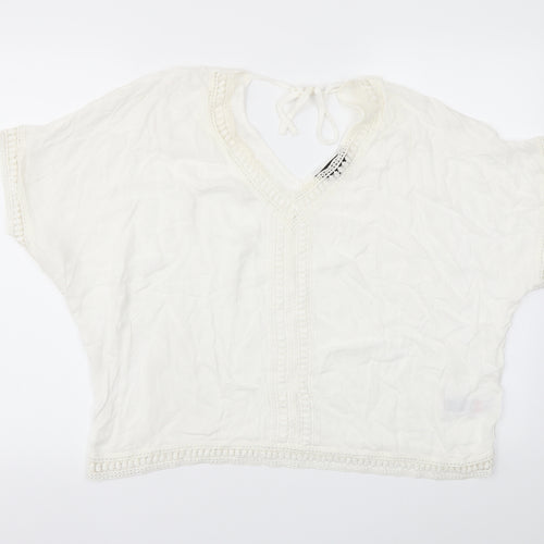 New Look Womens White   Basic T-Shirt Size 12