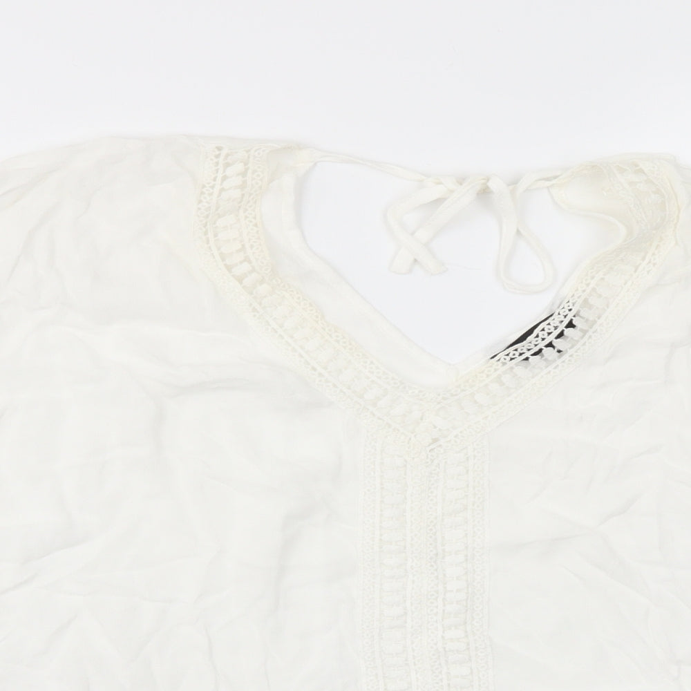 New Look Womens White   Basic T-Shirt Size 12
