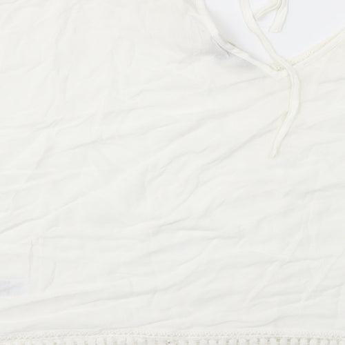 New Look Womens White   Basic T-Shirt Size 12