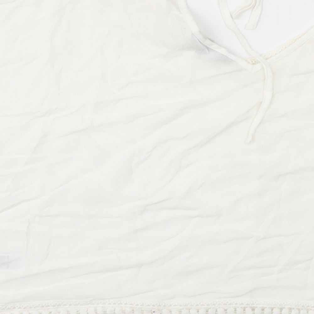 New Look Womens White   Basic T-Shirt Size 12