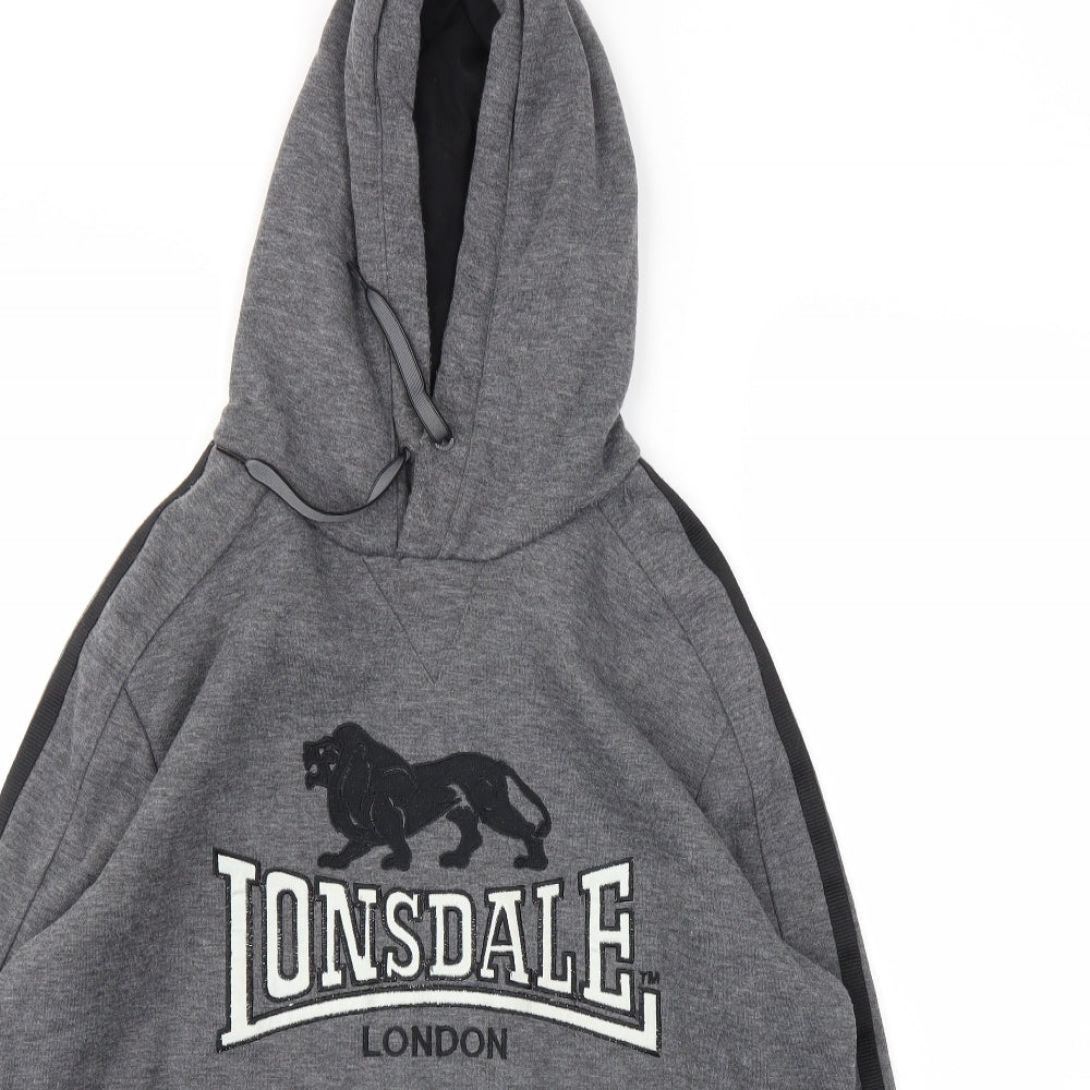 Lonsdale Mens Grey   Pullover Jumper Size S