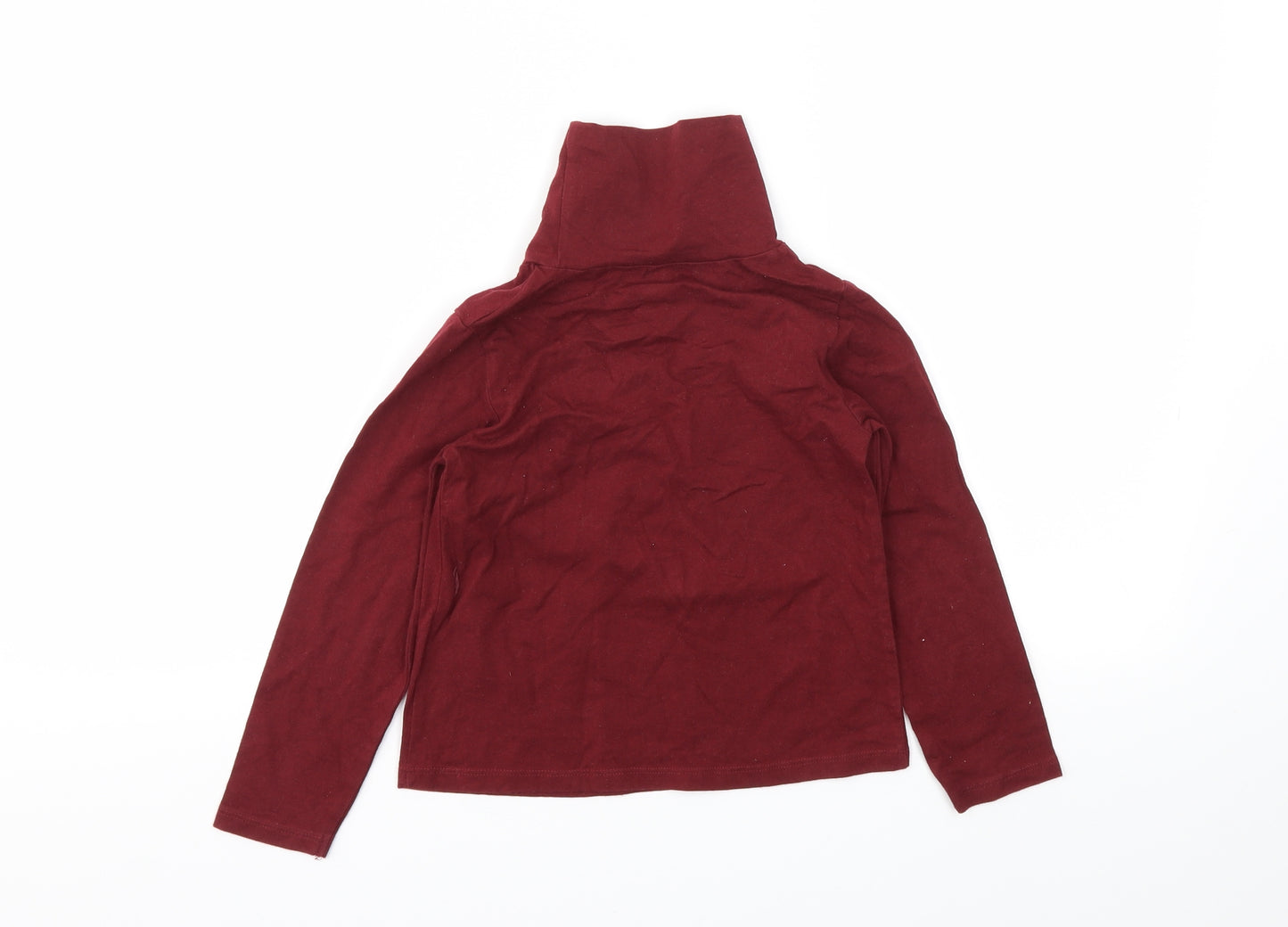 Vertbaudet Girls Purple   Basic T-Shirt Size 6-7 Years