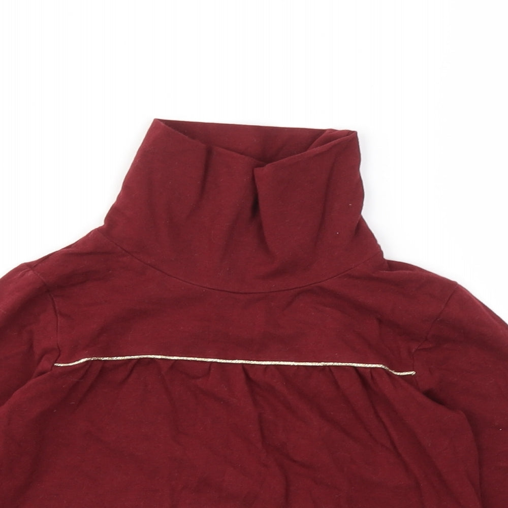 Vertbaudet Girls Purple   Basic T-Shirt Size 6-7 Years