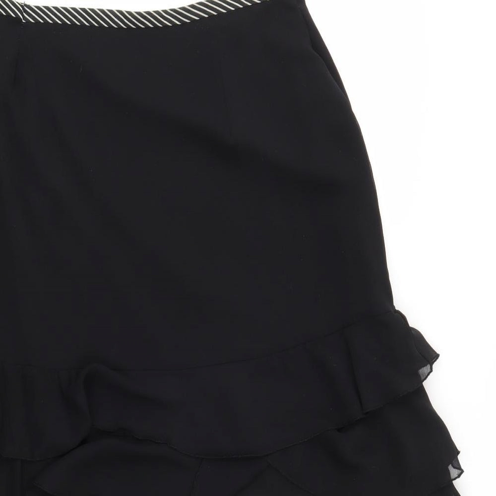 George Womens Black   Flare Skirt Size 16
