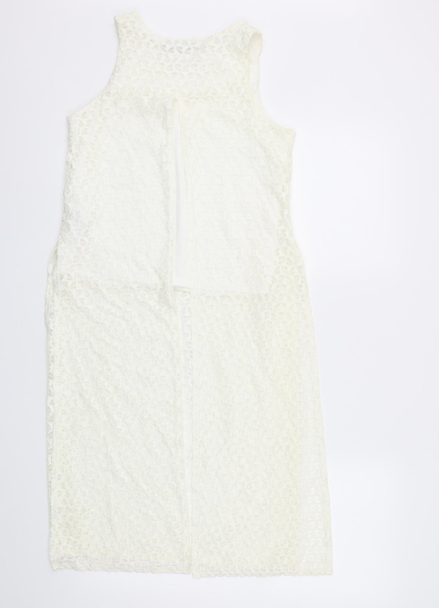 Quiz Womens Ivory   Basic T-Shirt Size 10