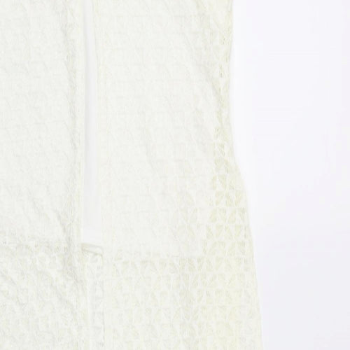 Quiz Womens Ivory   Basic T-Shirt Size 10