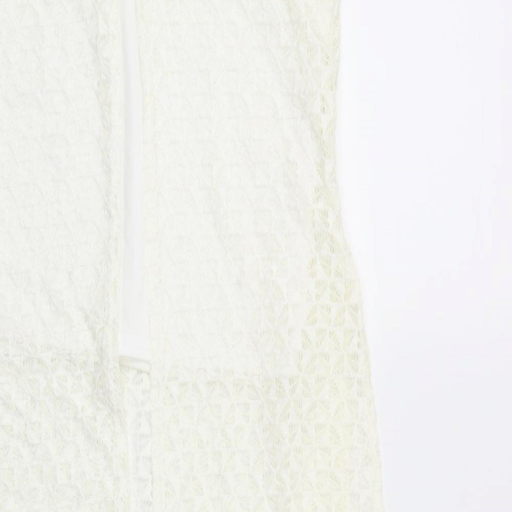 Quiz Womens Ivory   Basic T-Shirt Size 10