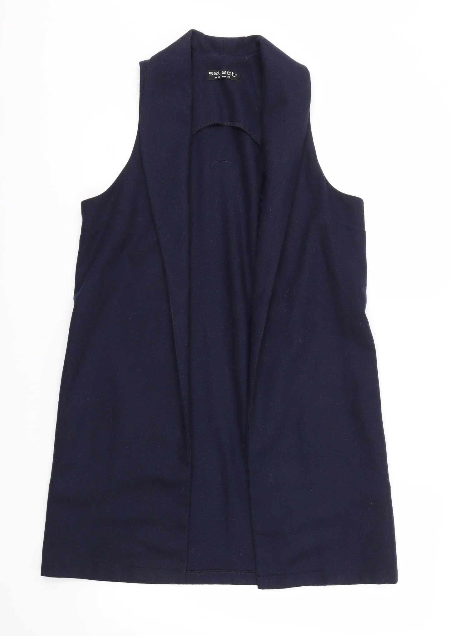 Select Womens Blue   Overcoat Coat Size 10