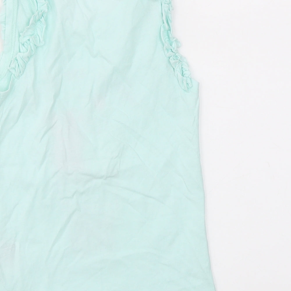 H&M Girls Blue   Basic T-Shirt Size 7-8 Years
