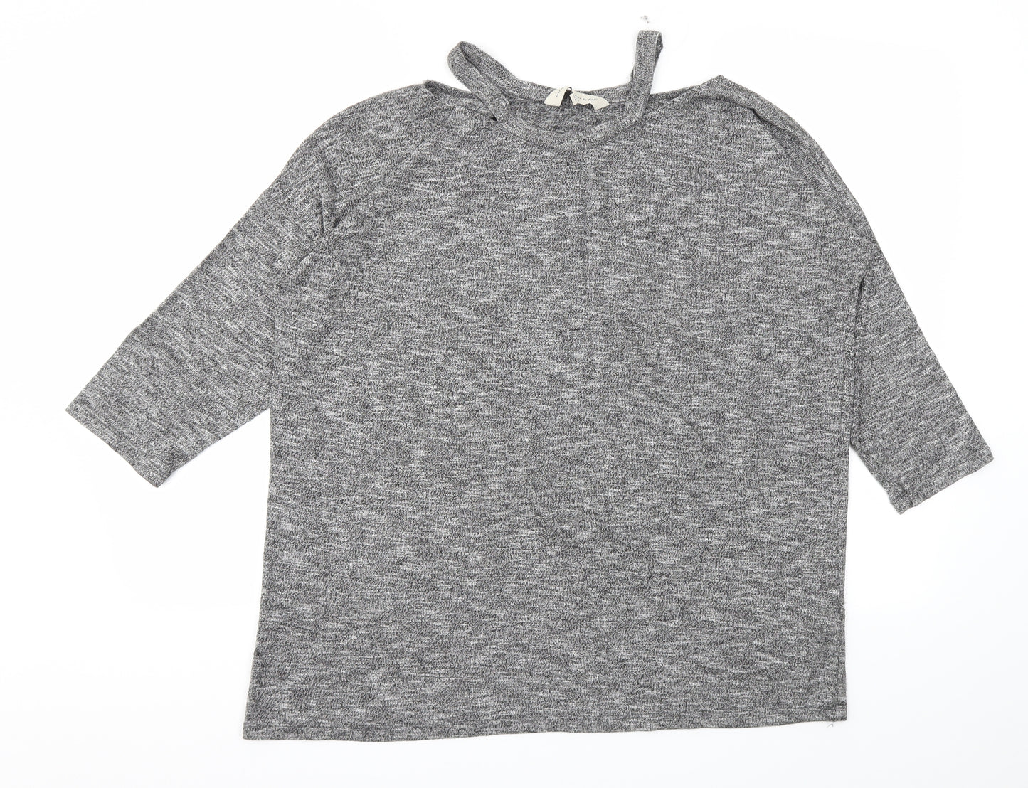 F&F Womens Grey   Basic T-Shirt Size 14