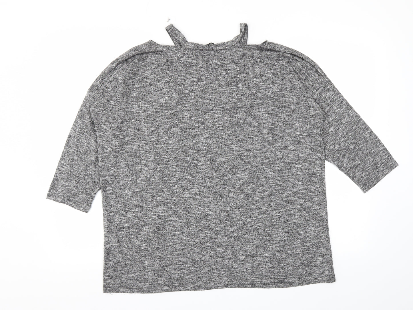 F&F Womens Grey   Basic T-Shirt Size 14