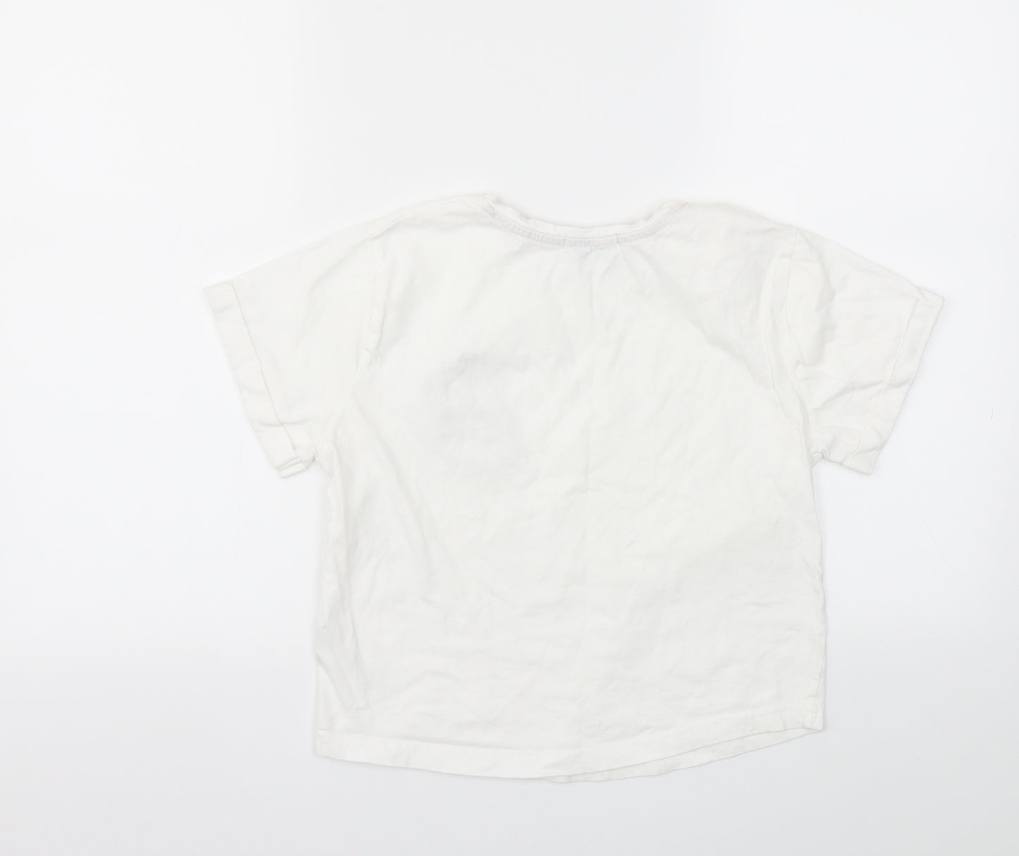 New Look Girls White   Basic T-Shirt Size S