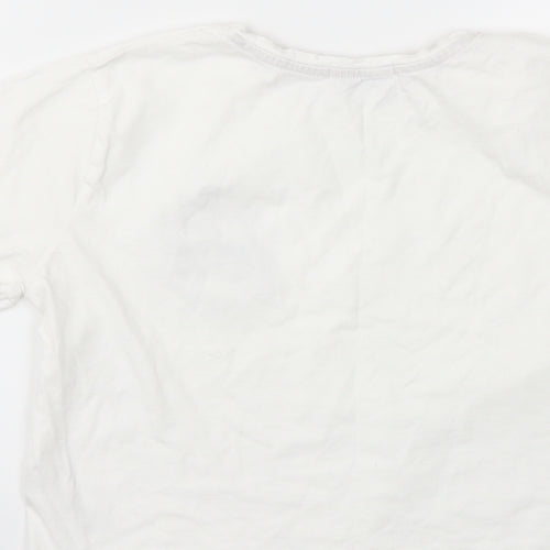 New Look Girls White   Basic T-Shirt Size S