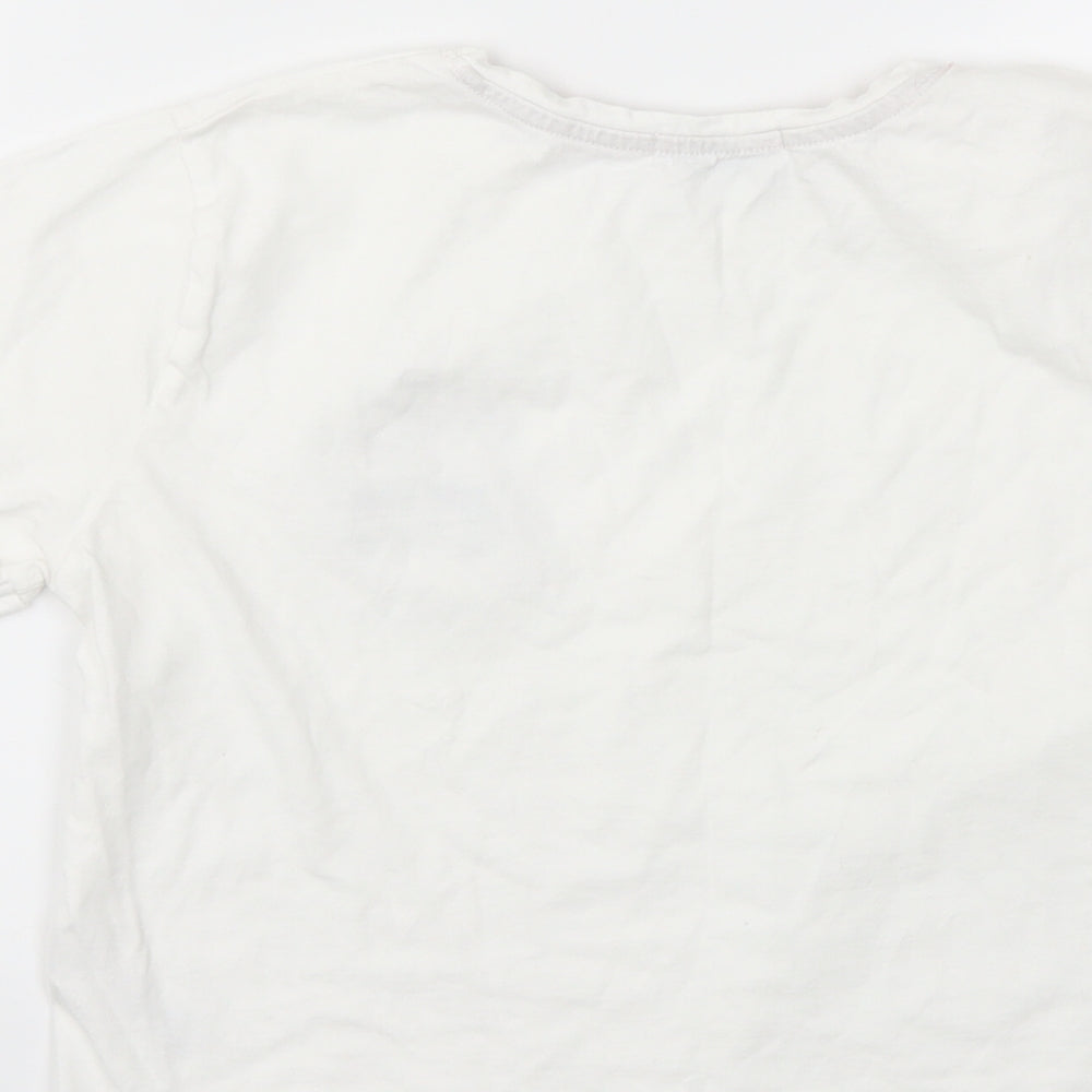 New Look Girls White   Basic T-Shirt Size S