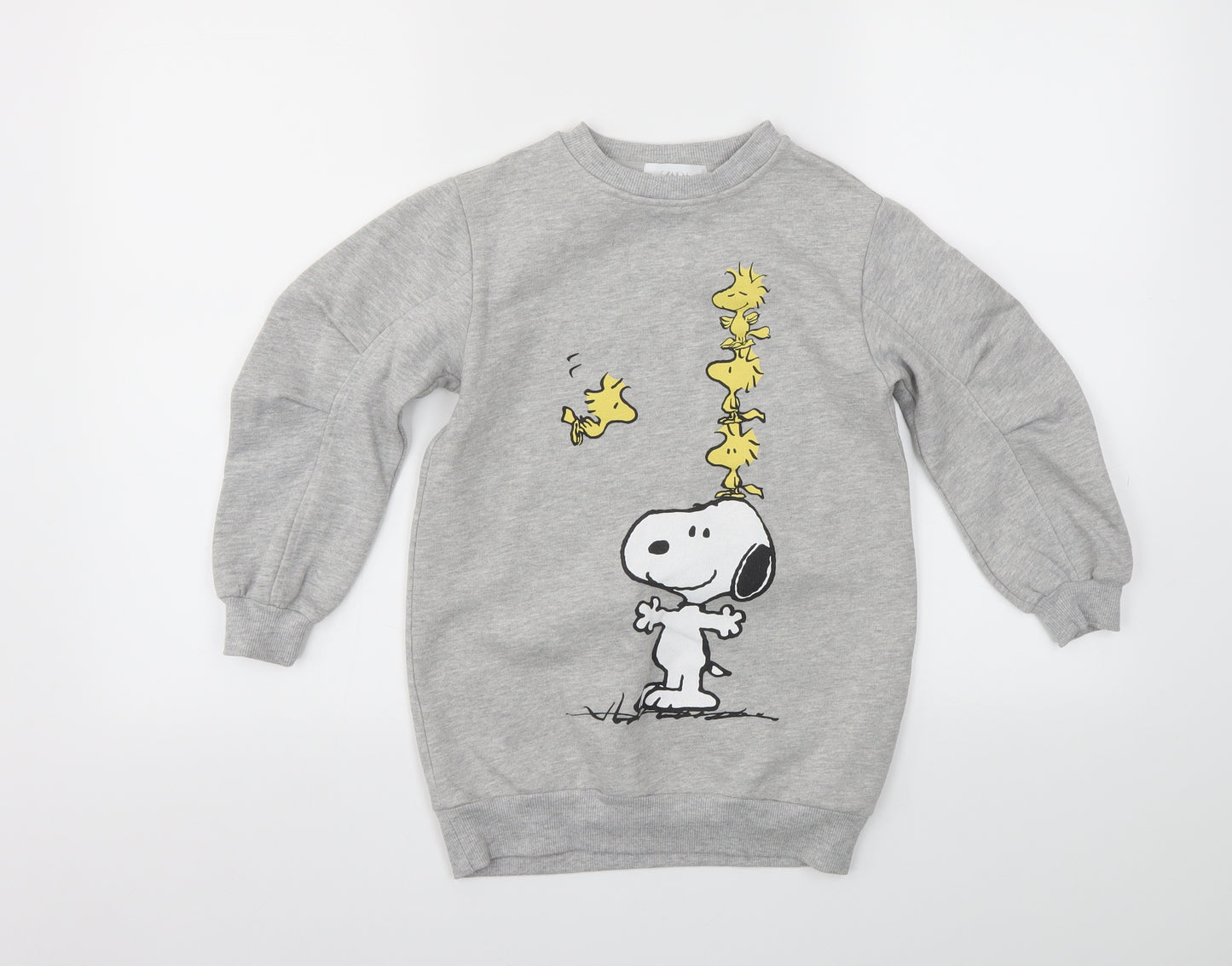 Zara Girls Grey   Pullover Jumper Size 6 Years