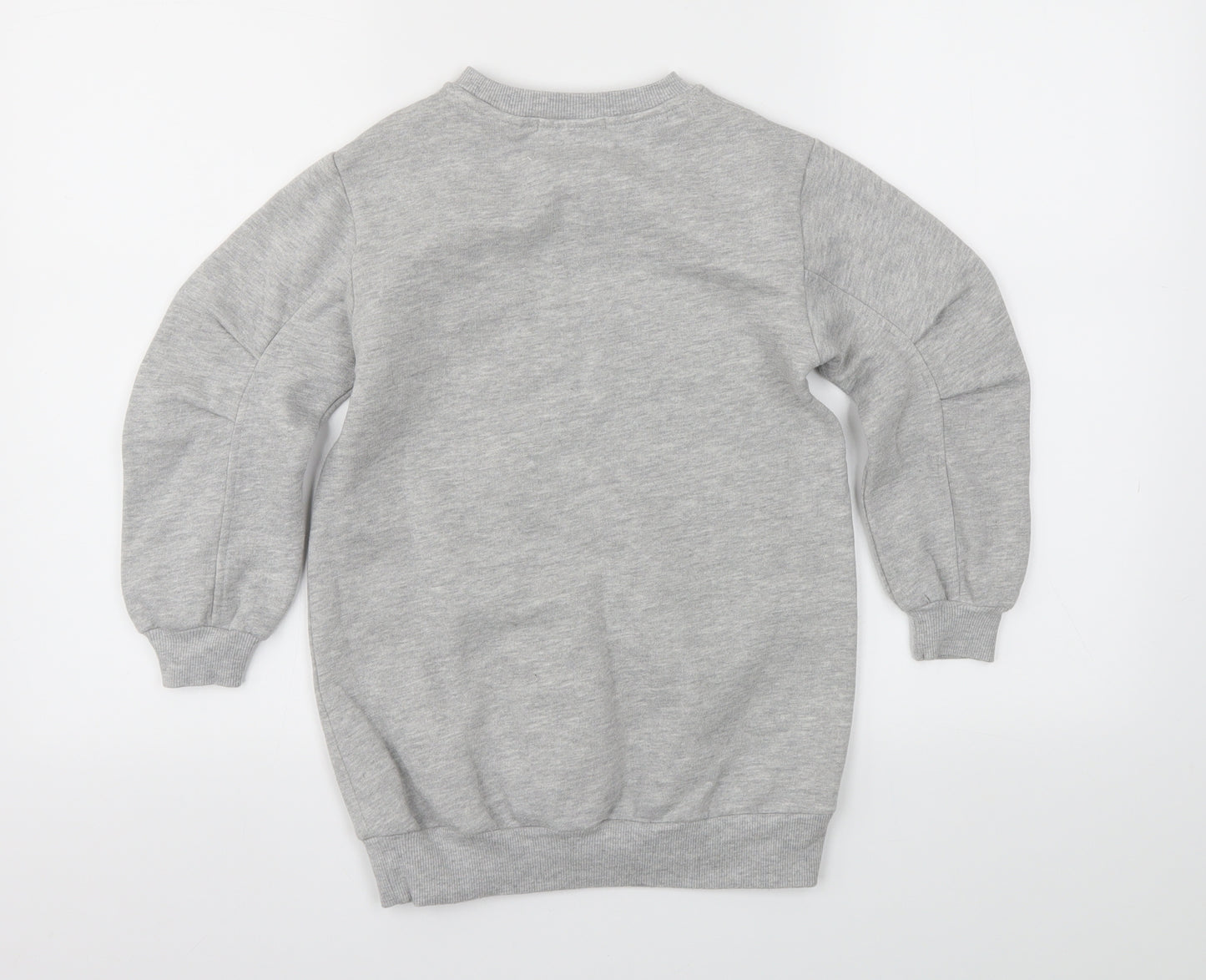 Zara Girls Grey   Pullover Jumper Size 6 Years