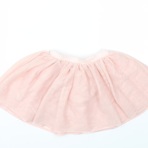 H&M Girls Orange   Flare Skirt Size 3-4 Years
