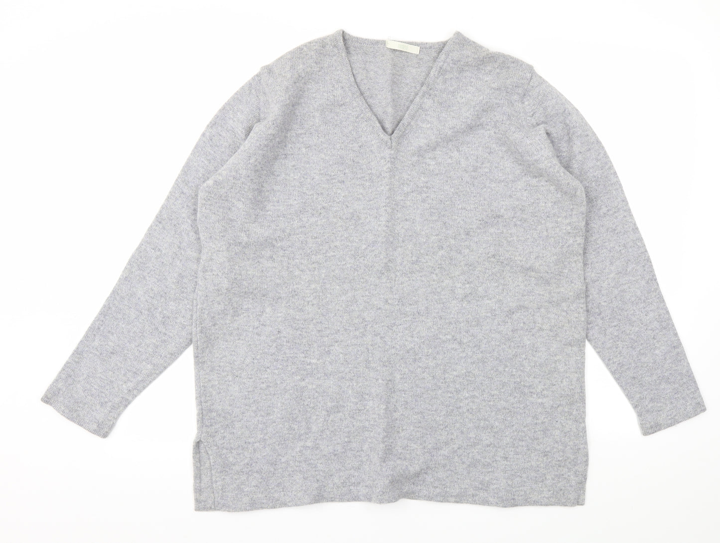 M&S Womens Grey   Pullover Jumper Size 16