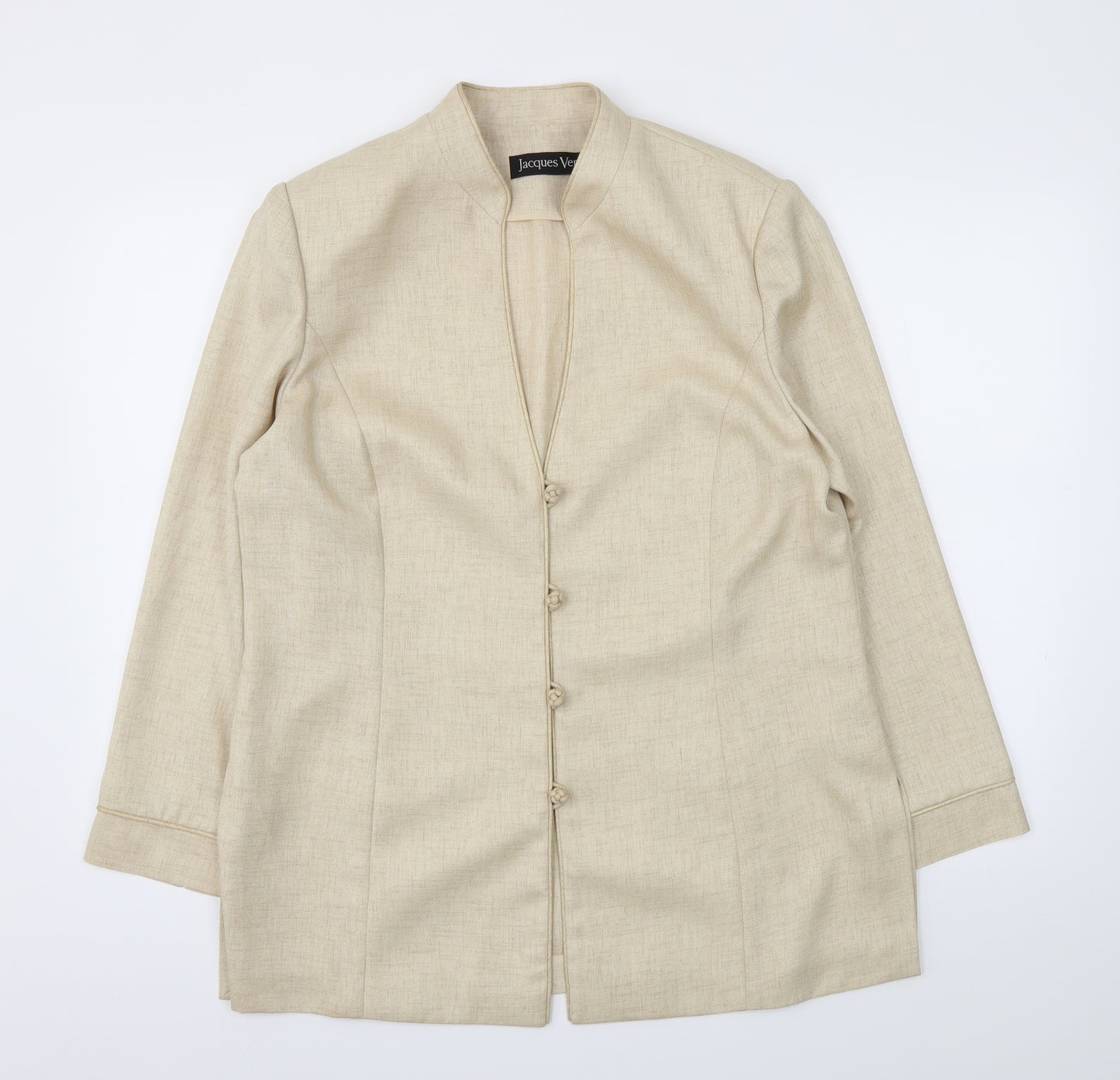 Jacques Vert Womens Beige   Jacket Blazer Size 16