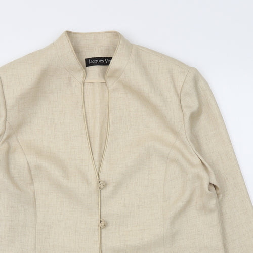 Jacques Vert Womens Beige   Jacket Blazer Size 16