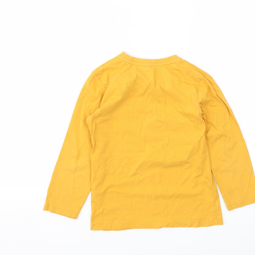 Matalan Girls Orange Animal Print  Basic T-Shirt Size 4-5 Years