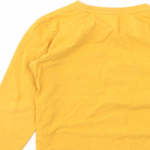 Matalan Girls Orange Animal Print  Basic T-Shirt Size 4-5 Years