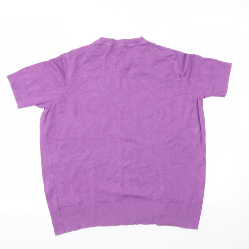 M&S Womens Pink   Basic T-Shirt Size 12