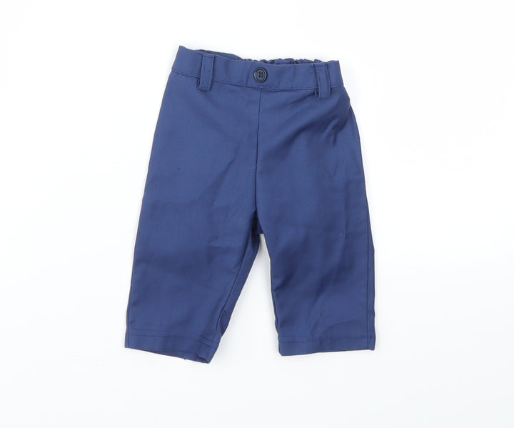 Y&Z Girls Blue Capri Leggings Size 3-6 Months