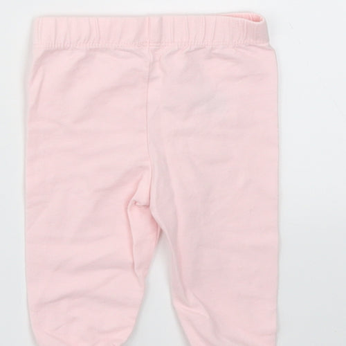 George Girls Pink   Capri Leggings Size 3-6 Months