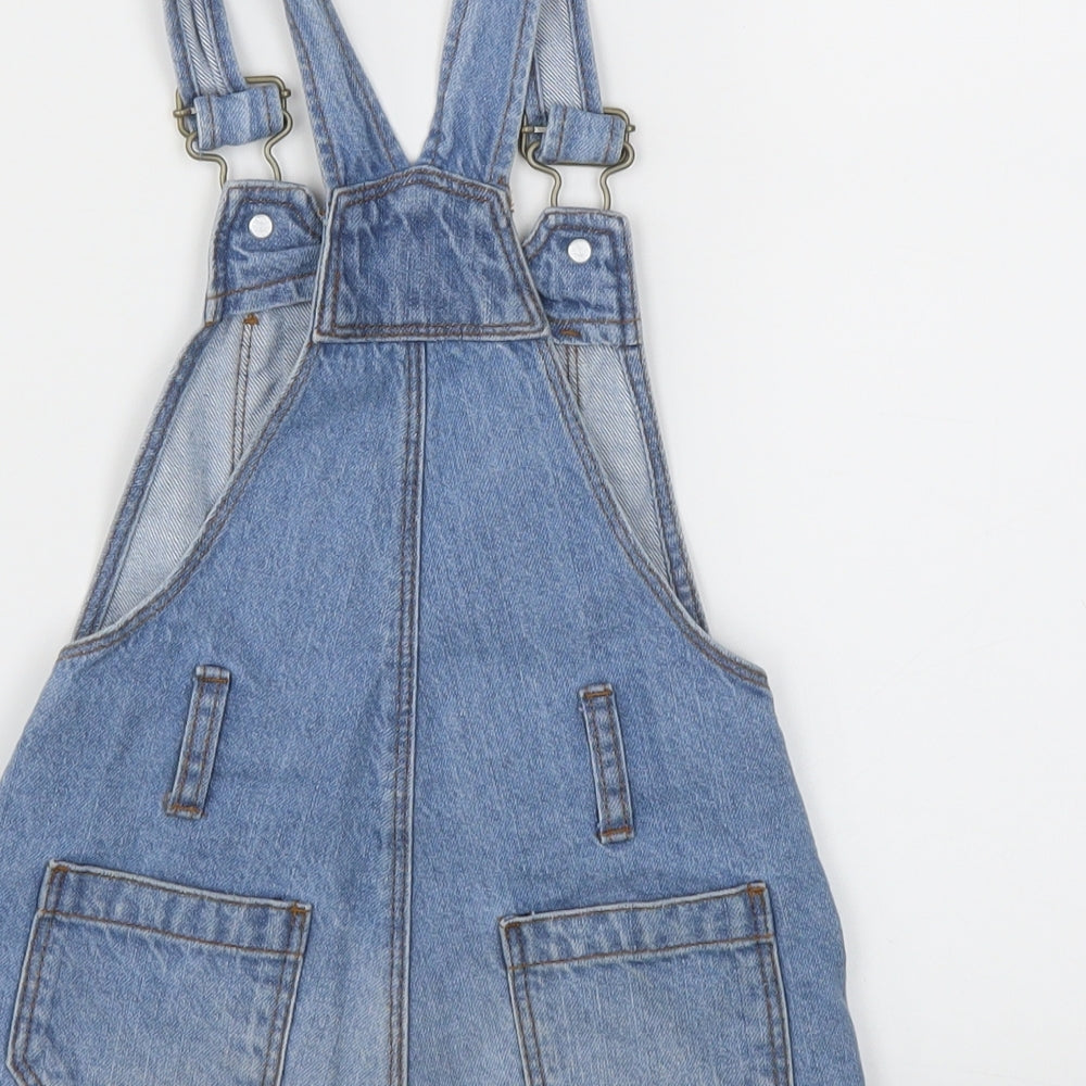 Debenhams Girls Blue   Dungaree One-Piece Size 5 Years