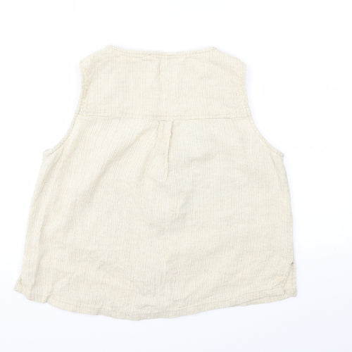Mango Womens Beige   Basic T-Shirt Size L