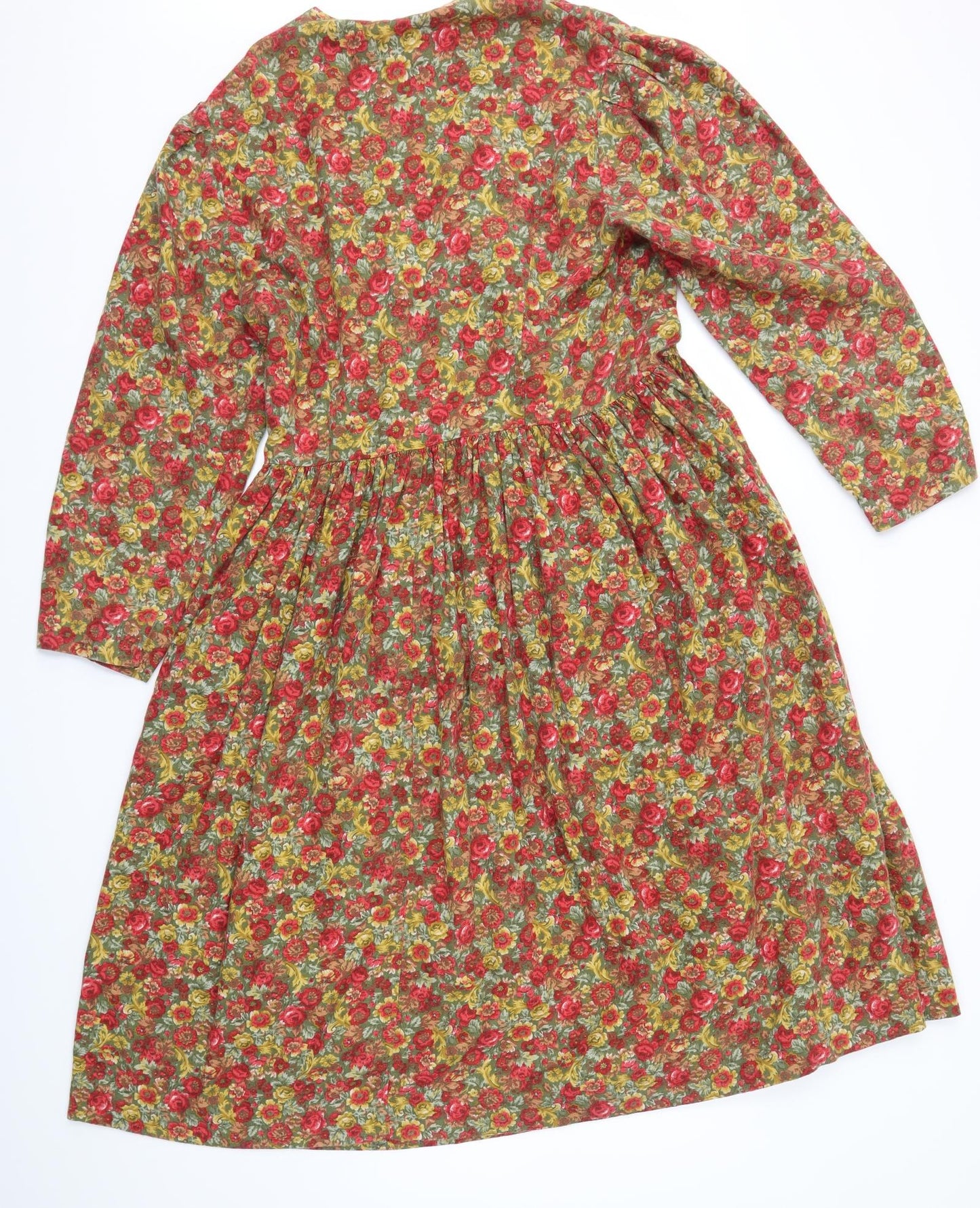 Laura Ashley Womens Multicoloured Floral  Fit & Flare  Size 16