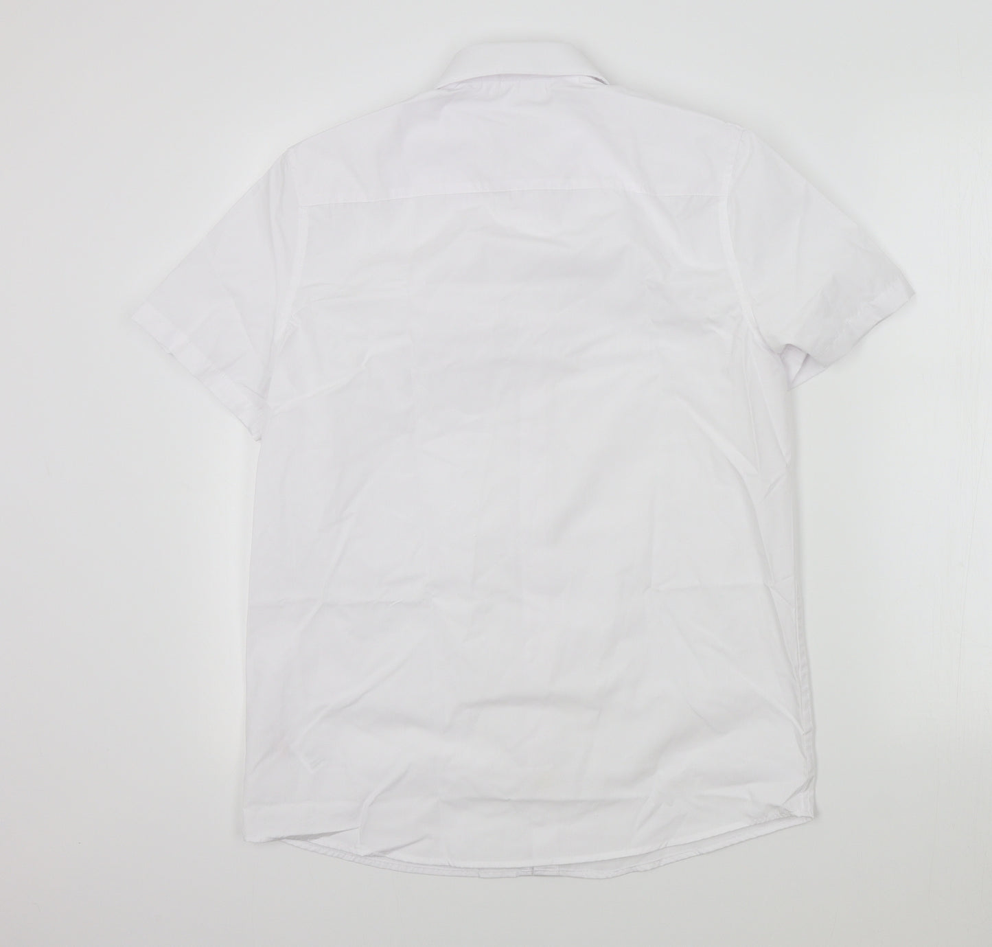 F&F Boys White   Basic Button-Up Size 14-15 Years