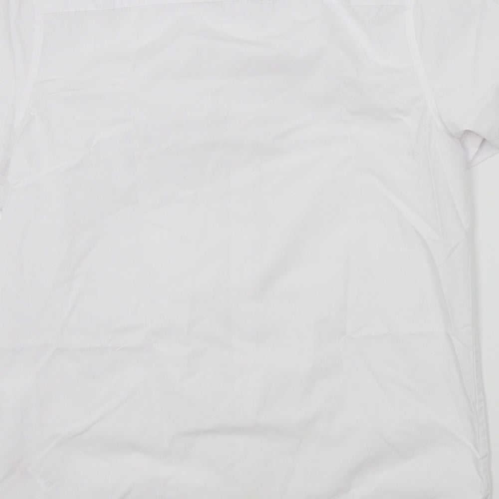 F&F Boys White   Basic Button-Up Size 14-15 Years